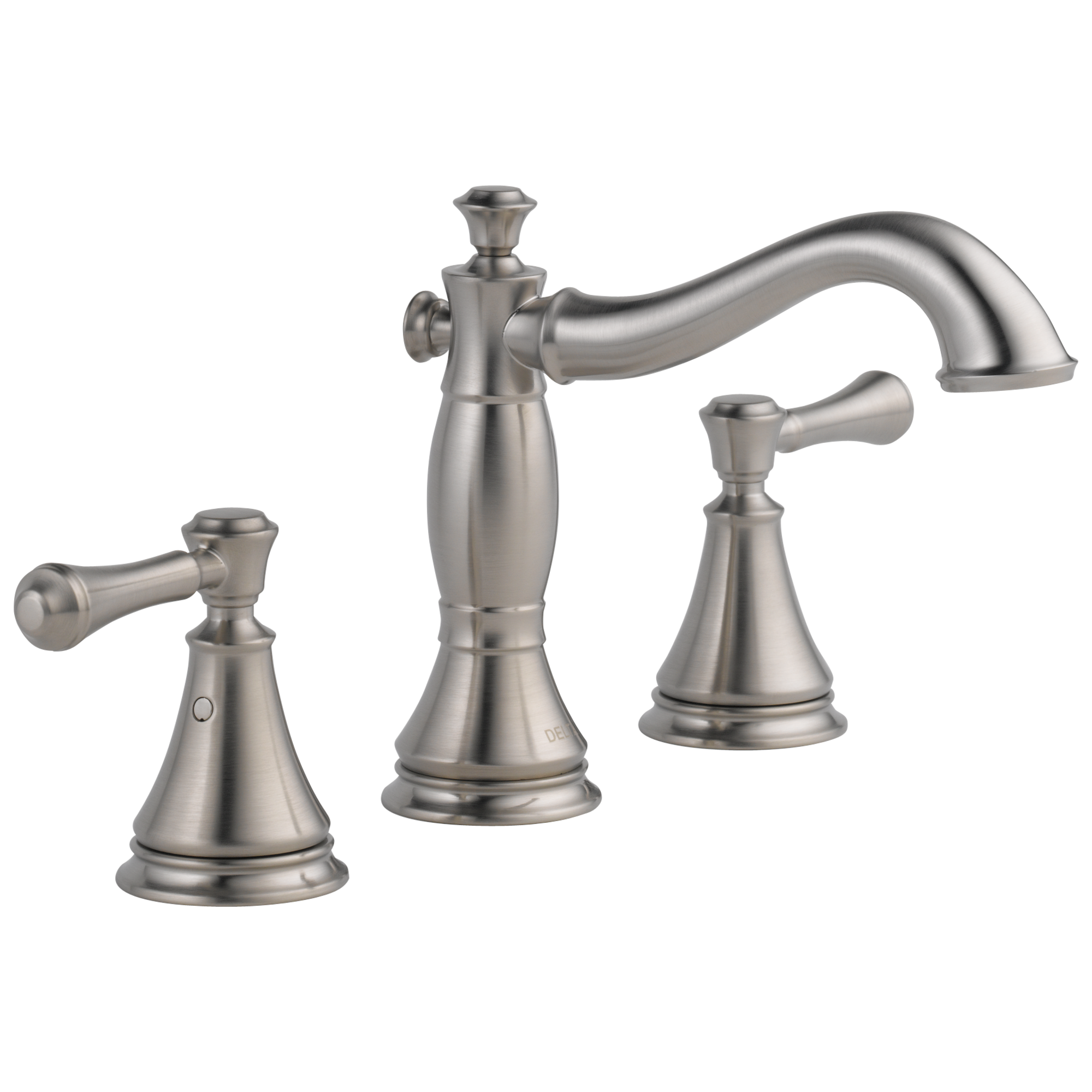 Delta Cassidy™: Two Handle Widespread Bathroom Faucet In Stainless