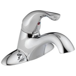 Delta Classic: Single Handle Centerset Bathroom Faucet In Chrome