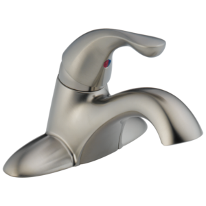 Delta Classic: Single Handle Centerset Bathroom Faucet In Stainless