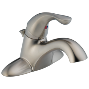 Delta Classic: Single Handle Centerset Bathroom Faucet In Stainless