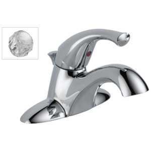 Delta Classic: Single Handle Centerset Bathroom Faucet In Chrome