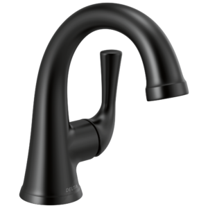Delta Kayra™: Single Handle Bathroom Faucet In Matte Black