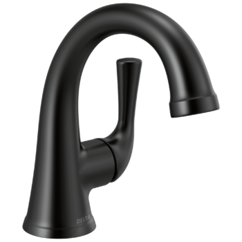Delta Kayra™: Single Handle Bathroom Faucet In Matte Black