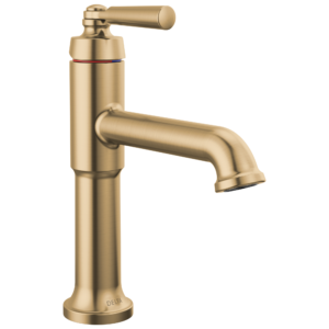 Delta SAYLOR™: Single Handle Bathroom Faucet In Champagne Bronze