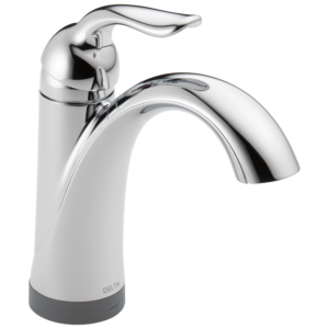 Delta Lahara®: Single Handle Bathroom Faucet with Touch2O.xt® Technology In Chrome
