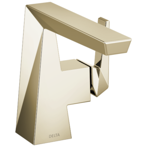 Delta Trillian™: Single Handle Bathroom Faucet In Lumicoat Polished Nickel