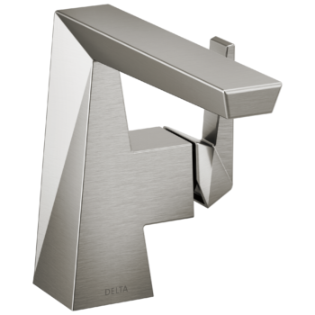 Delta Trillian™: Single Handle Bathroom Faucet In Lumicoat Stainless