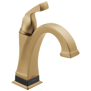 Delta Dryden™: Single Handle Bathroom Faucet with Touch2O.xt® Technology In Champagne Bronze