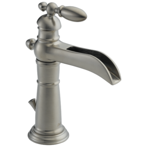 Delta Victorian®: Single Handle Channel Bathroom Faucet In Stainless