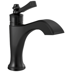 Delta Dorval™: Single Handle Bathroom Faucet In Matte Black