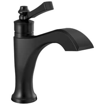 Delta Dorval™: Single Handle Bathroom Faucet In Matte Black