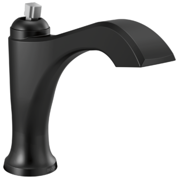 Delta Dorval™: Single Handle Faucet Less Pop-Up, Less Handle In Matte Black
