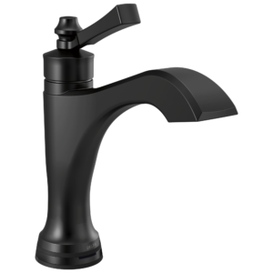 Delta Dorval™: Single Handle Touch20.xt Bathroom Faucet In Matte Black