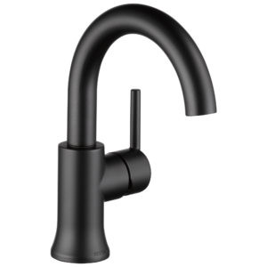 Delta Trinsic®: Single Handle Bathroom Faucet In Matte Black