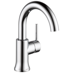 Delta Trinsic®: Single Handle High-Arc Bathroom Faucet In Chrome