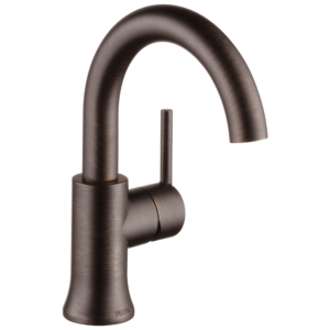 Delta Trinsic®: Single Handle High-Arc Bathroom Faucet In Venetian Bronze