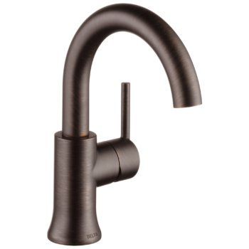 Delta Trinsic®: Single Handle High-Arc Bathroom Faucet In Venetian Bronze