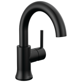 Delta Trinsic®: Single Handle Bathroom Faucet In Matte Black