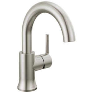 Delta Trinsic®: Single Handle Bathroom Faucet In Stainless