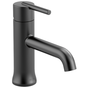 Delta Trinsic®: Single Handle Bathroom Faucet In Matte Black