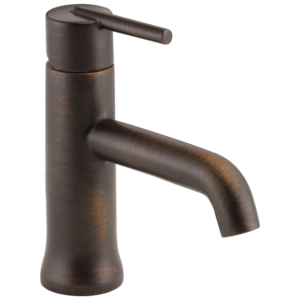 Delta Trinsic®: Single Handle Bathroom Faucet In Venetian Bronze