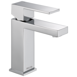 Delta Modern™: Single Handle Project-Pack Bathroom Faucet In Chrome
