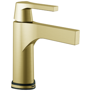 Delta Zura®: Single Handle Bathroom Faucet with Touch<sub>2</sub>O.xt® Technology In Champagne Bronze