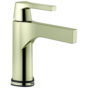 Delta Zura®: Single Handle Bathroom Faucet with Touch2O.xt® Technology In Polished Nickel