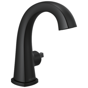 Delta Stryke®: Single Handle Bathroom Faucet – Less Handle In Matte Black