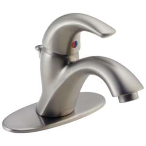 Delta Classic: Single Handle Bathroom Faucet In Stainless
