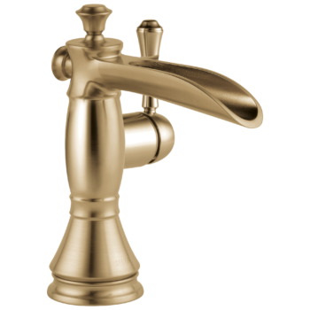 Delta Cassidy™: Single Handle Channel Bathroom Faucet In Champagne Bronze