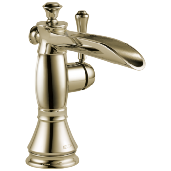 Delta Cassidy™: Single Handle Channel Bathroom Faucet In Polished Nickel