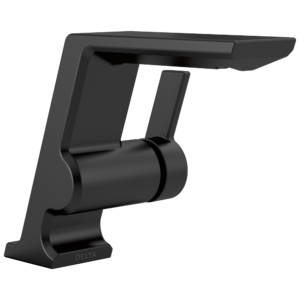 Delta Pivotal™: Single Handle Bathroom Faucet In Matte Black