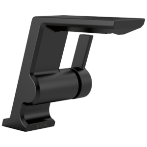 Delta Pivotal™: Single Handle Bathroom Faucet In Matte Black