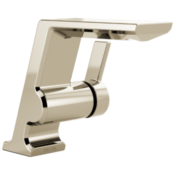 Delta Pivotal™: Single Handle Bathroom Faucet In Lumicoat Polished Nickel