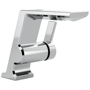Delta Pivotal™: Single Handle Bathroom Faucet In Lumicoat Chrome