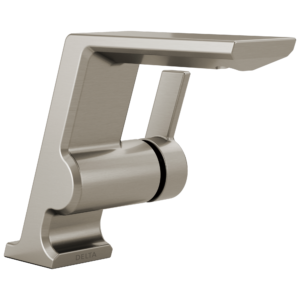 Delta Pivotal™: Single Handle Bathroom Faucet In Lumicoat Stainless