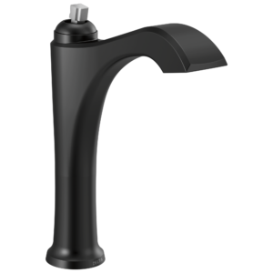 Delta Dorval™: Mid-Height Faucet Less Handle In Matte Black