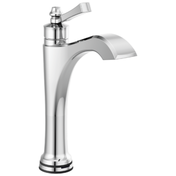 Delta Dorval™: Single Handle Mid-Height Vessel Touch20.xt Bathroom Faucet In Chrome