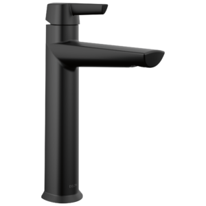 Delta Galeon™: Single Handle Mid-Height Bathroom Faucet In Matte Black