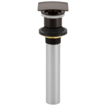 Delta Square Push Pop-Up Less Overflow In Venetian Bronze