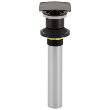 Delta Square Push Pop-Up Less Overflow In Venetian Bronze