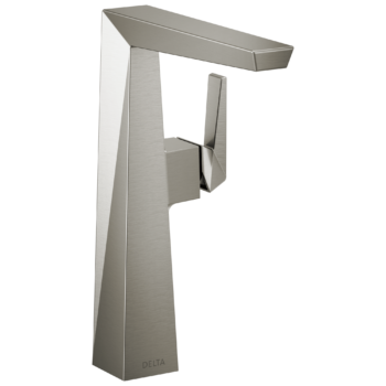 Delta Trillian™: Single Handle Vessel Bathroom Faucet In Lumicoat Stainless