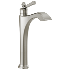 Delta Dorval™: Single Handle Vessel Bathroom Faucet In Stainless