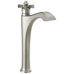 Delta Dorval™: Single Handle Vessel Bathroom Faucet In Stainless