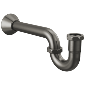 Delta P-Trap In Black Stainless