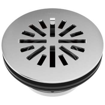 Delta 4" Prefab Round Shower Drain In Chrome