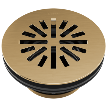 Delta 4" Prefab Round Shower Drain In Champagne Bronze