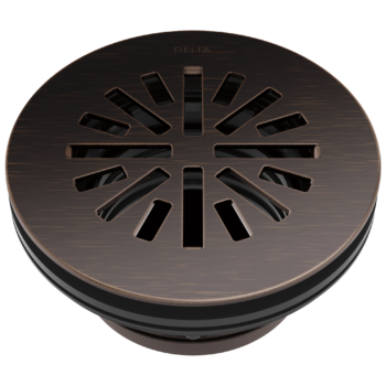 Delta 4" Prefab Round Shower Drain In Venetian Bronze