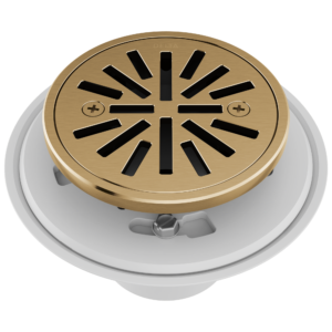 Delta 4″ Tile-In Round Shower Drain In Champagne Bronze